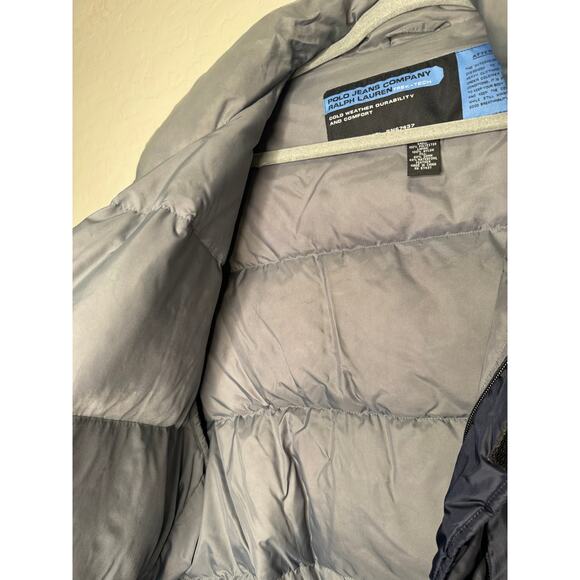 Vintage 90s Polo Jeans Co Puffer Down Jacket Men's 2XL Ralph Lauren Quilted - Picture 5 of 8